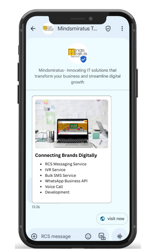Illustration of RCS messaging revolution